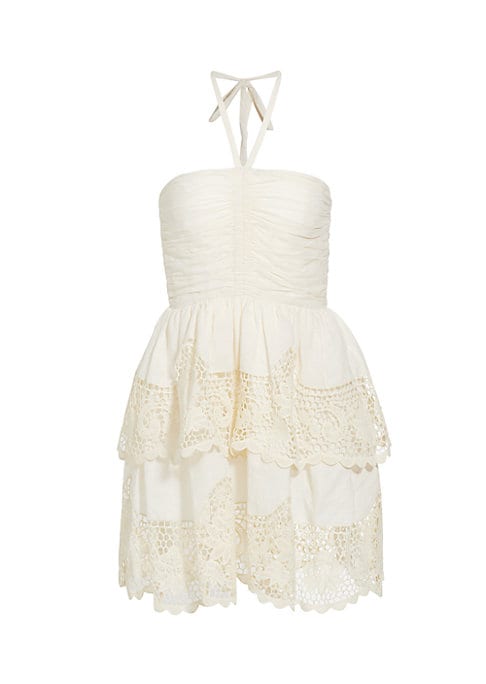 Luxe Lace Ruffle Dress