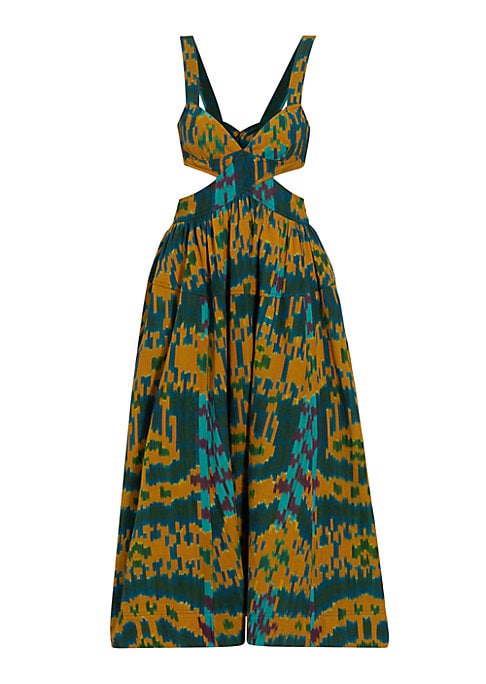Chic Cut-Out Midi Dress