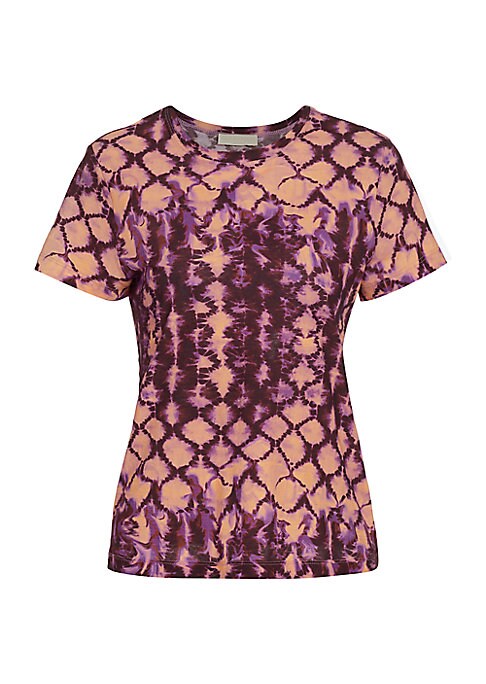 Geometric Tie-Dye Tee