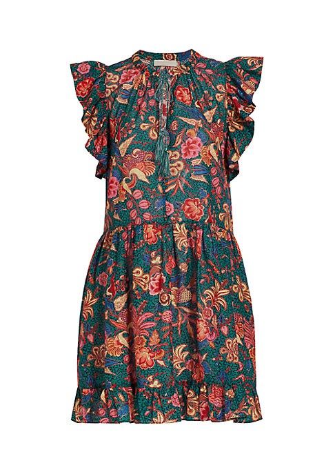 Ruffled Floral Minidress