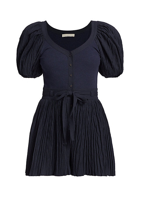 Chic Puff Sleeve Romper