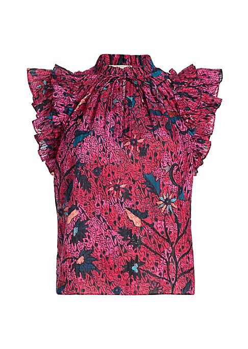 Ruffled Cotton Top