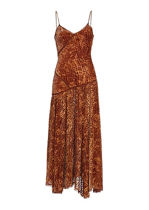 Velvet Charm Midi Dress