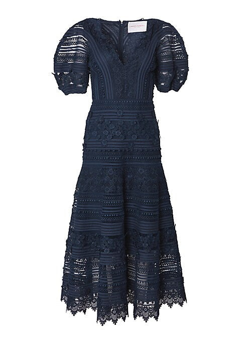 Lace Elegance Midi Dress