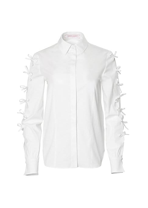 Chic Bow-Accent Top