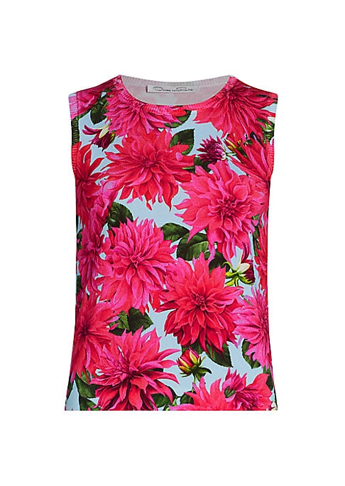 Vibrant Floral Shell Top