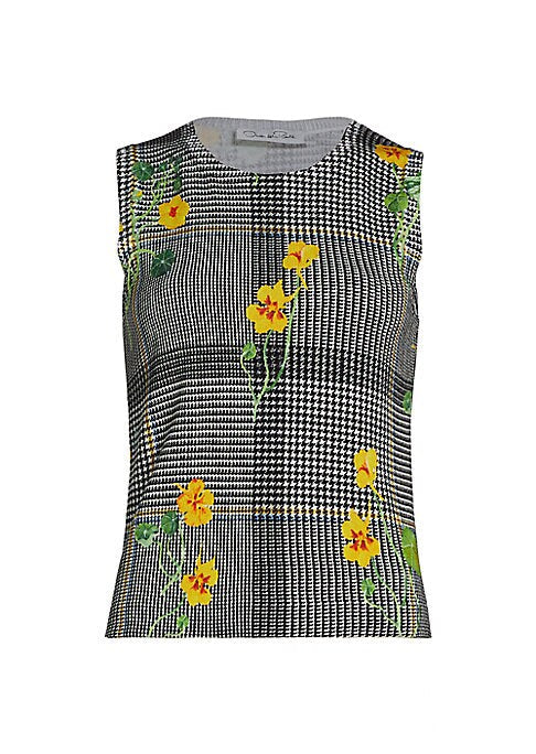 Floral Plaid Chic Top