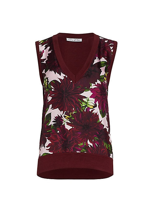 Floral Silk Elegance Top