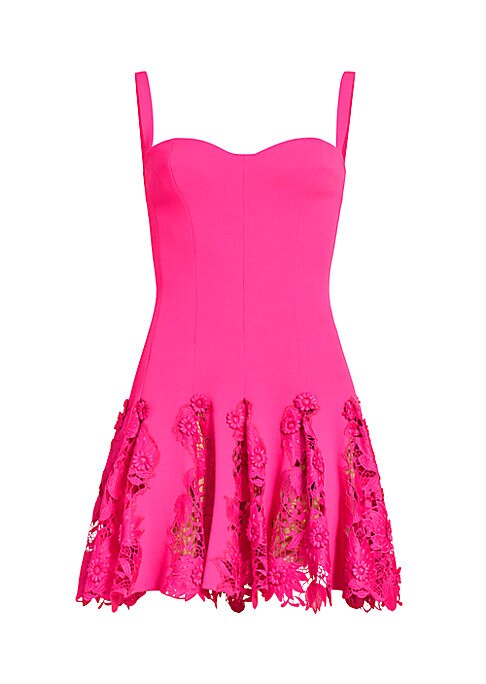 Floral Lace Mini Dress