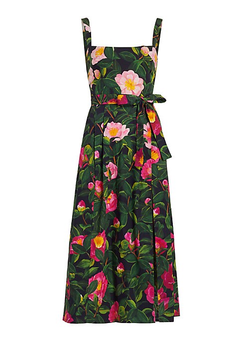 Floral Elegance Tank Dress