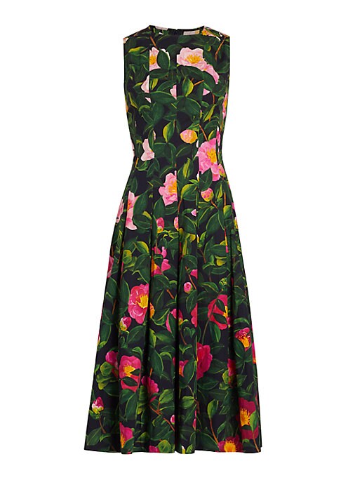 Floral Elegance Midi Dress
