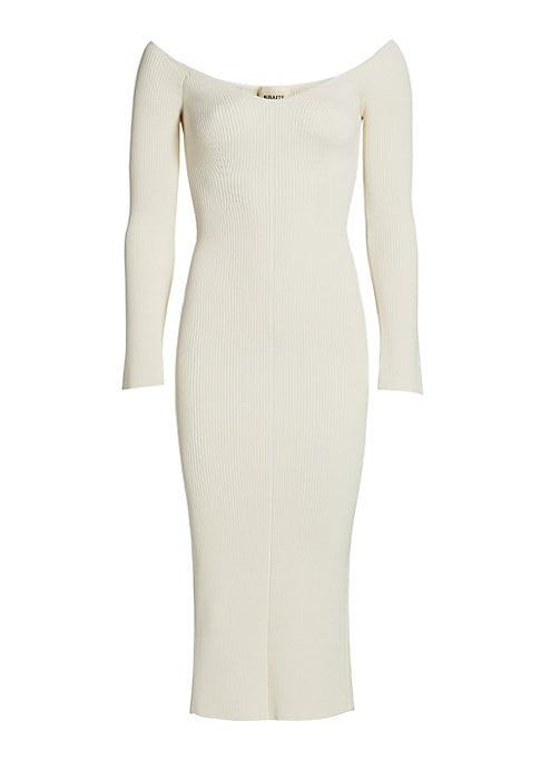 Chic Off-Shoulder Midi Dress
