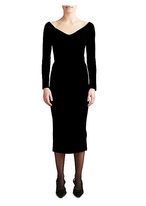 Chic Ribbed Midi Dress