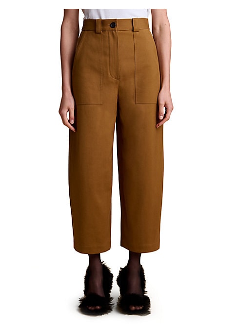 Chic Cropped Wide Pants