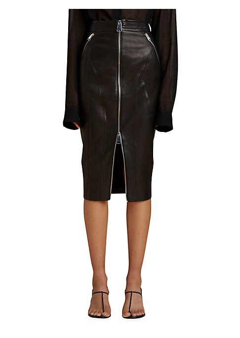 Chic Luxe Leather Skirt