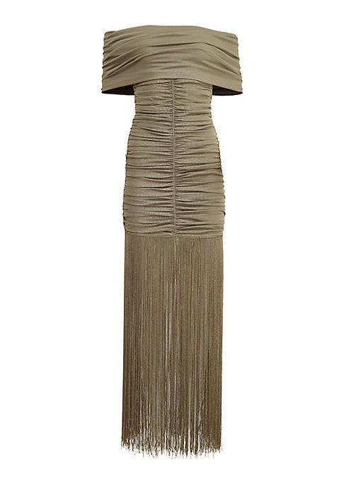 Fringe Elegance Maxi Dress