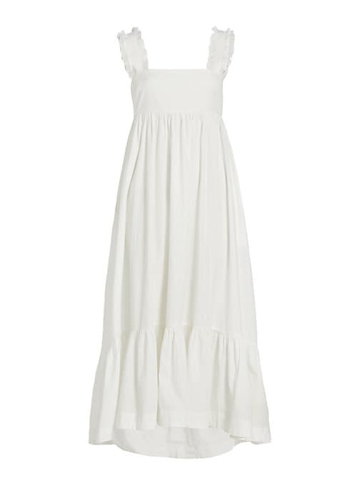 Ruffled Cotton Midi Delight