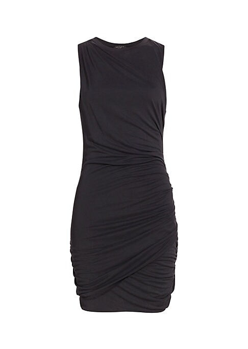 Waist-Gathered Sleeveless Dress