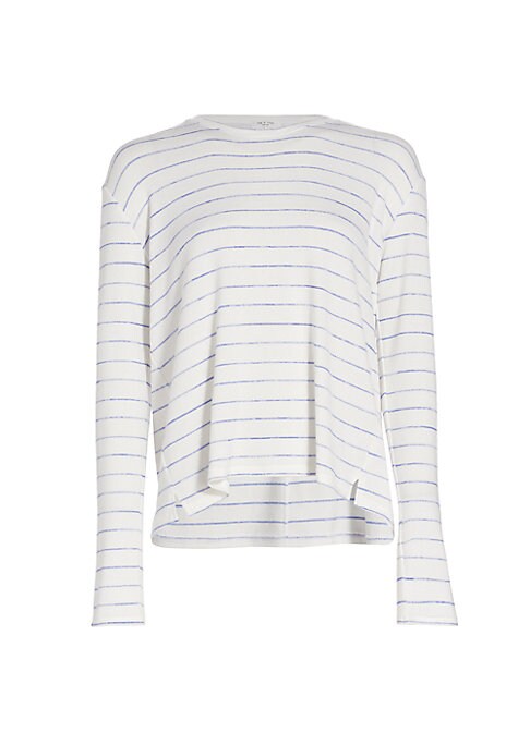 Striped Knit Crew Top