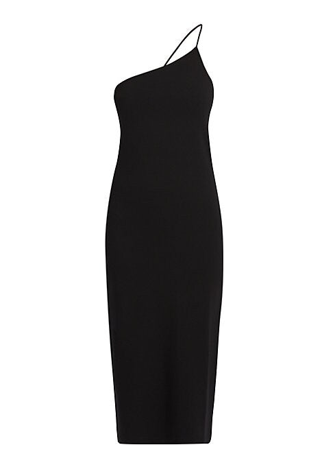 Chic Asymmetrical Midi Dress