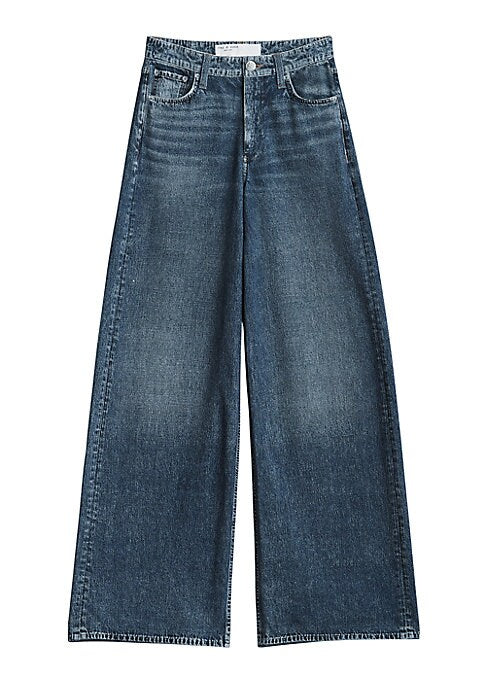 Chic Wide Denim Trousers