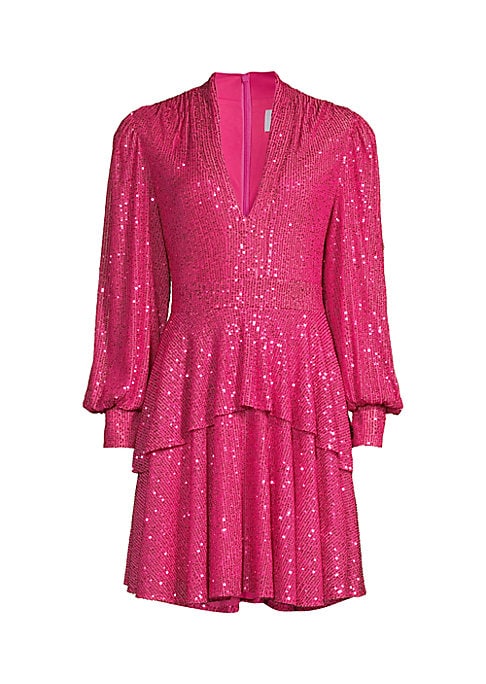 Sparkling Tiered Mini Dress