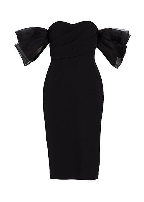 Chic Off-Shoulder Midi Dress