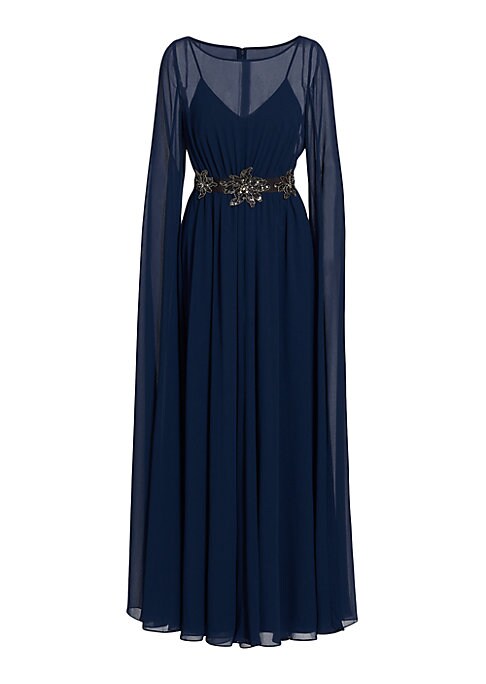 Chic Cape Gown