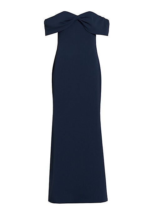Elegant Twisted Evening Gown