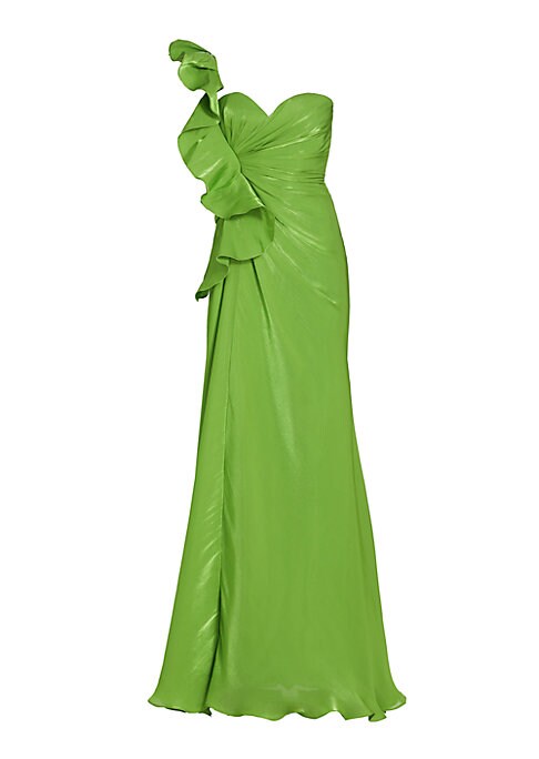 Leafy Elegance Gown