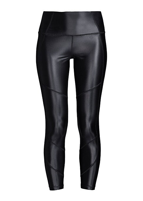 Satin Luxe High-Waist Leggings