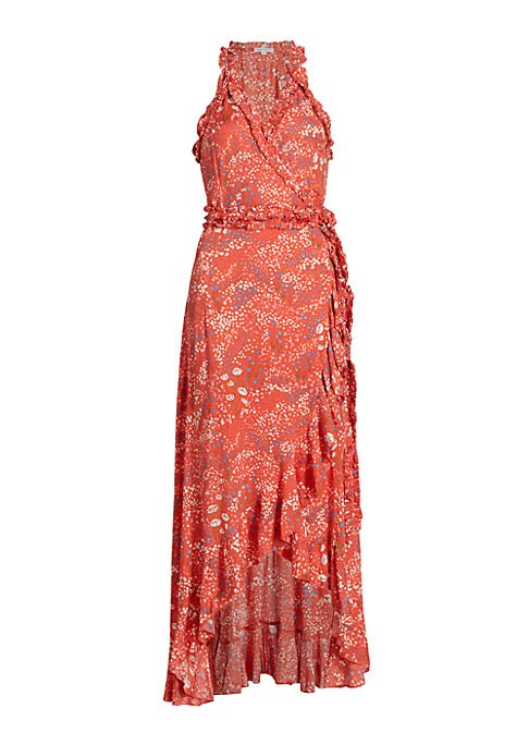 Floral Ruffle Maxi Dress