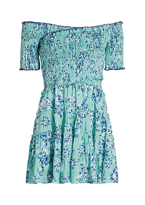 Floral Ruffle Mini Dress