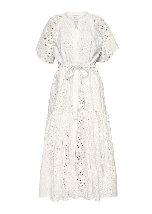 Breezy Eyelet Tie Dress