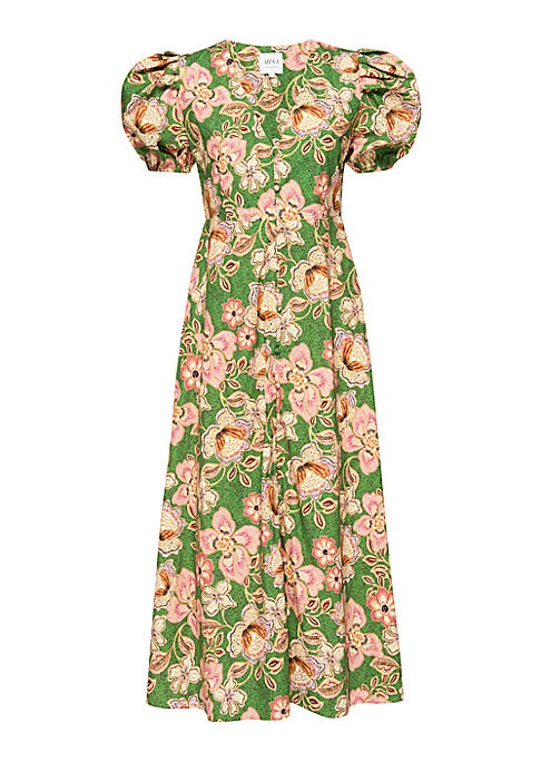 Floral Puff Sleeve Dress
