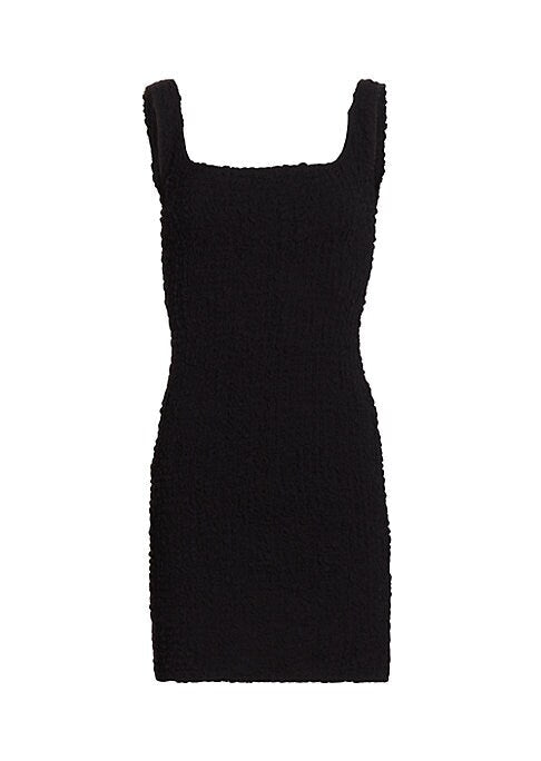 Popcorn Texture Mini Dress