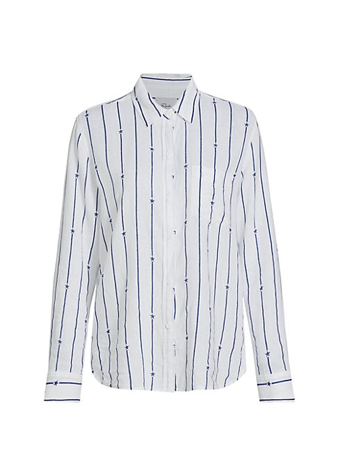 Starry Linen Blend Shirt