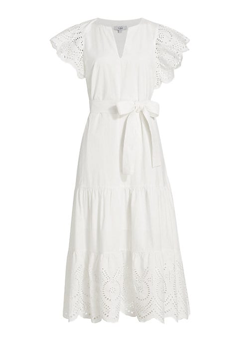 Breezy Eyelet Midi Dress