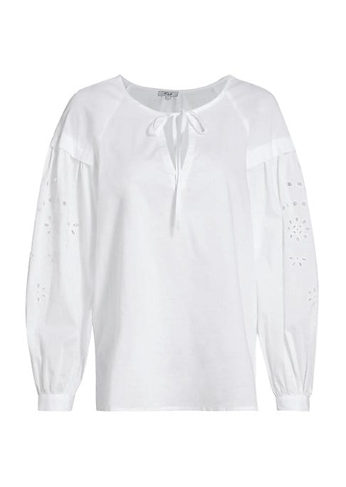 Breezy Eyelet Blouse
