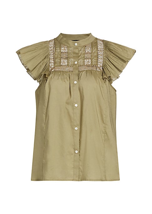 Romantic Lace Flutter Top