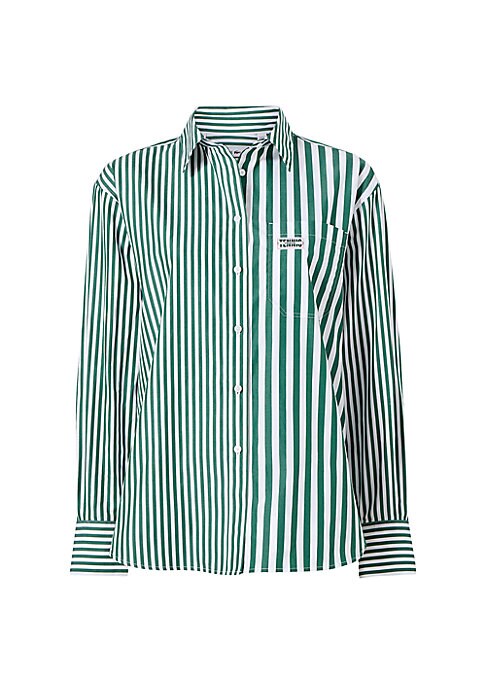 Chic Striped Button-Up