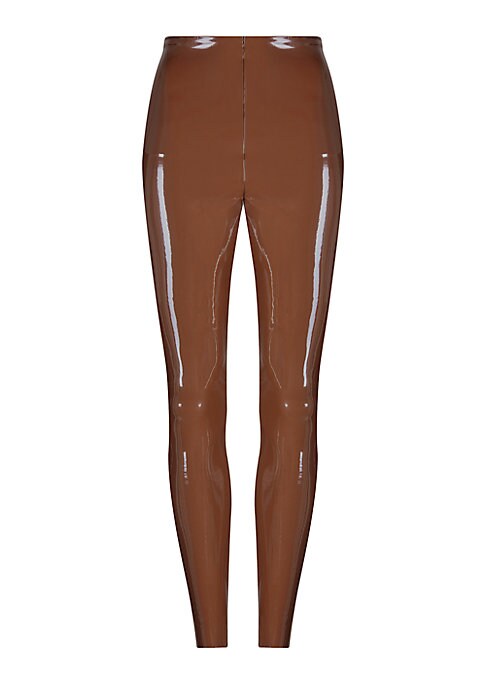 Glossy Leather Leggings