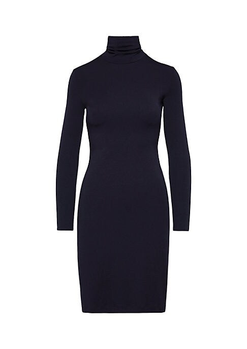 Soft Stretch Turtleneck Dress