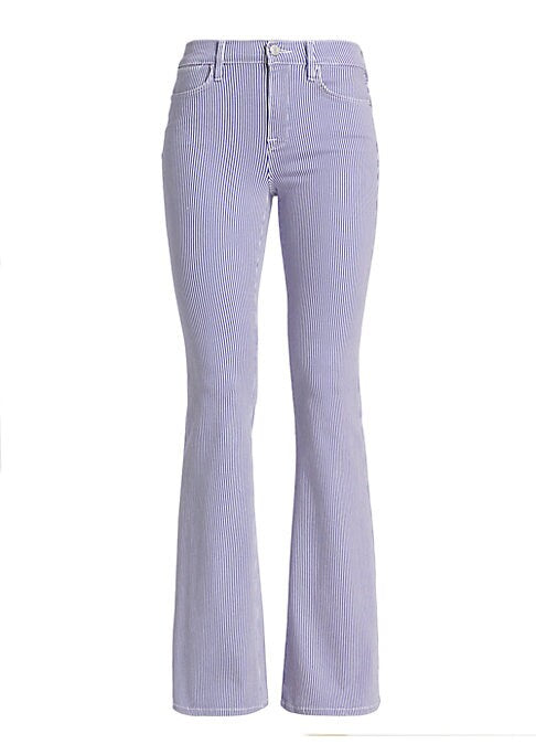 Striped Flare Trousers