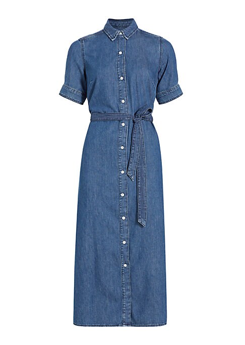 Chic Midi Denim Dress