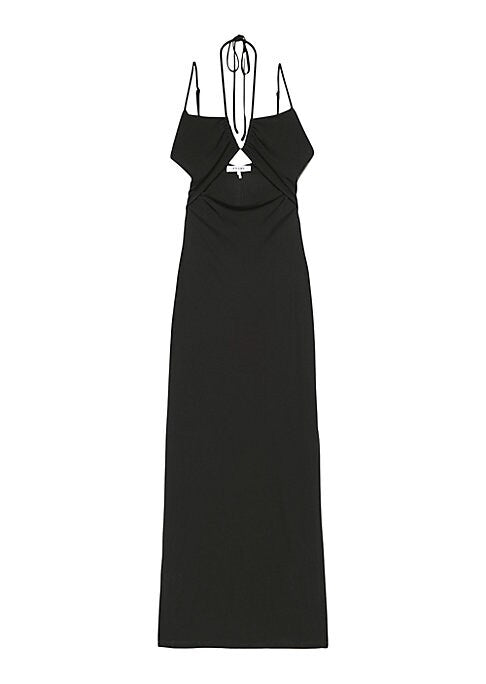 Chic Cutout Halter Dress