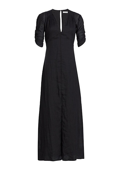 Chic V-Neck Flow Dress