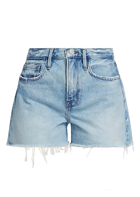 Raw Hem Denim Shorts