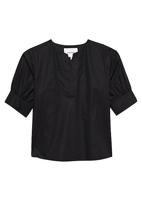 Puff Sleeve Popover Top