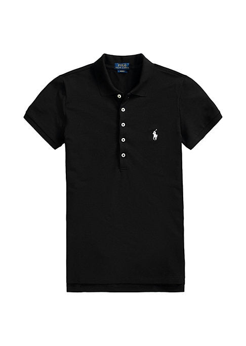 Classic Embroidered Polo Top